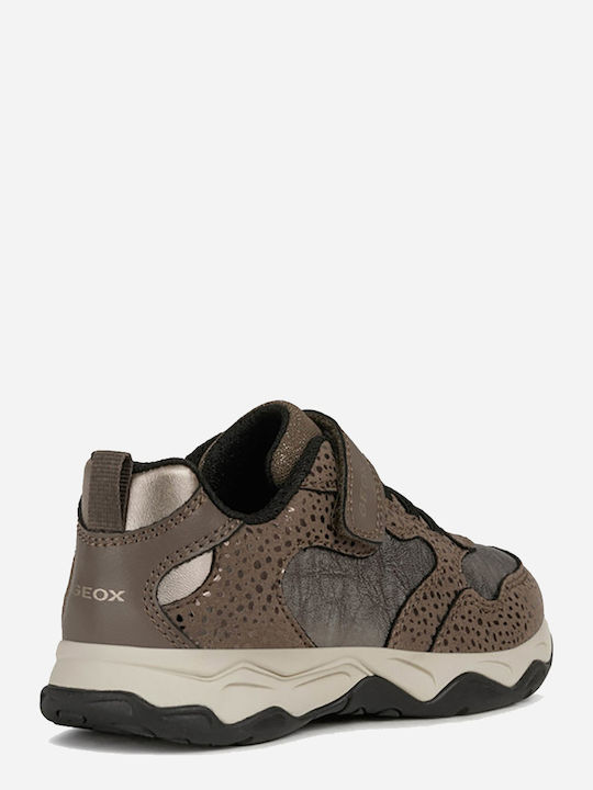 Calco Kids Sneakers Anatomic with Scratch Brown