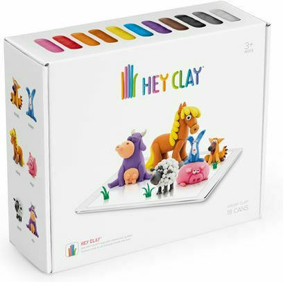 Hey Clay Claymates Animals Multicolour Modelling Clay 390gr