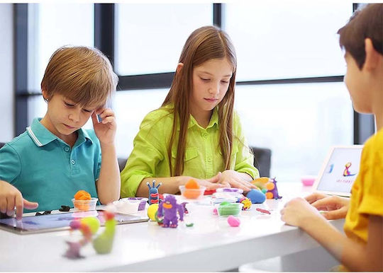 Hey Clay Claymates Динозаври Детски Глина Многоцветенς 390гр S006DINOS