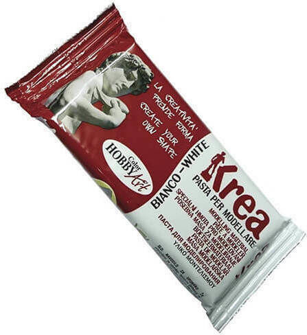 Krea Modelling Material White Πηλός 500gr