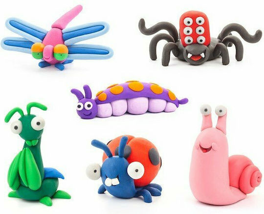 Hey Clay Claymates Insecte Argilă Modelatoare Copii Multicolor 390gr