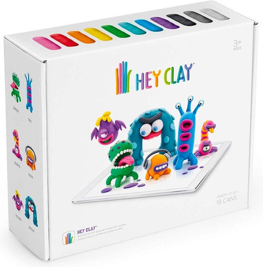 Hey Clay Claymates Извънземни Детски Глина Многоцветенς S001