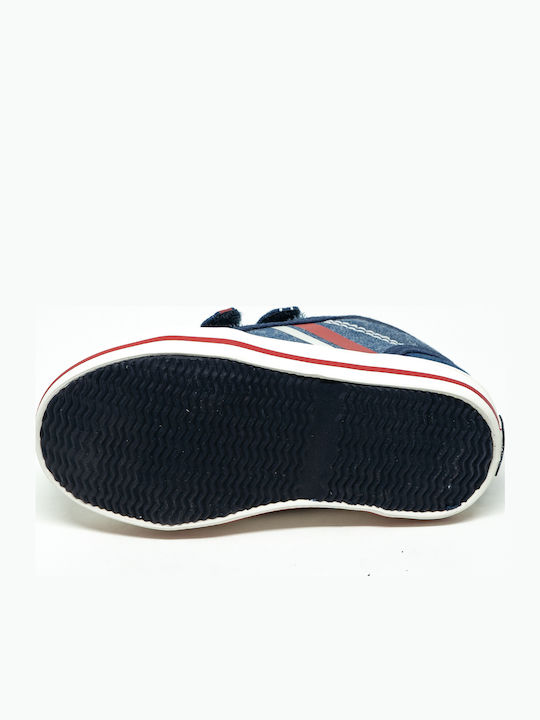 Παιδικά Sneakers με Σκρατς Navy Μπλε