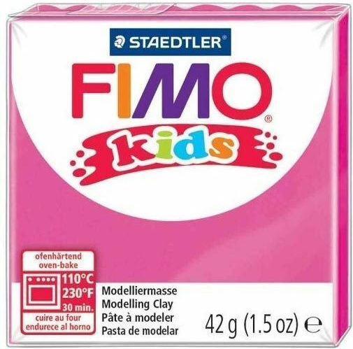 Staedtler Fimo Kids Children's Polymer Clay Pink 42gr 8030-25