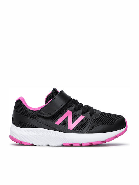 570 Παιδικά Sneakers με Σκρατς Μαύρα