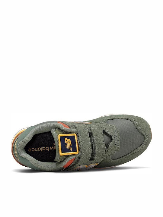 574 Classic Classic Kids Sneakers with Scratch Khaki