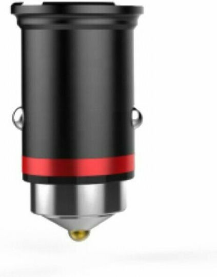 Ezra CR03 Auto-Ladegerät 2.4A mit Anschlüssen: 2xUSB Schwarz Farbe