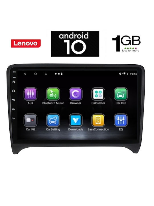 Lenovo Car Audio System for Audi TT / TT (8J) 2007-2015 (Bluetooth/USB/AUX/WiFi/GPS/Apple-Carplay/Android-Auto/CD) with Touch Screen 9"