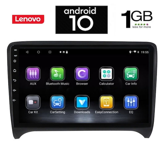 Lenovo Ηχοσύστημα Αυτοκινήτου για Audi TT / TT (8J) 2007-2015 (Bluetooth/USB/AUX/WiFi/GPS/Apple-Carplay/Android-Auto/CD) με Οθόνη Αφής 9"