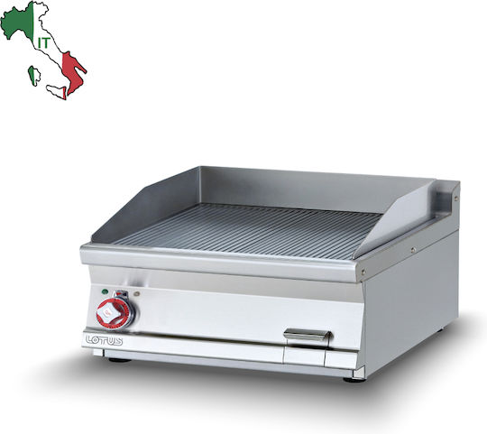 Lotus Commercial Flat Top Electric Griddle with Ribbed Plate 40x60x28cm