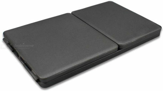 BT-86 Mini Foldable Безжично Клавиатура с тъчпад Английски US Черен