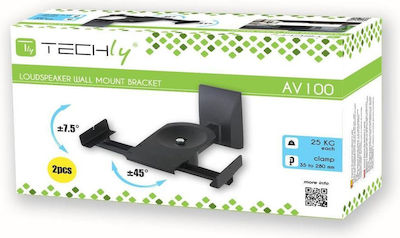 Techly AV 100 (Piece) Black