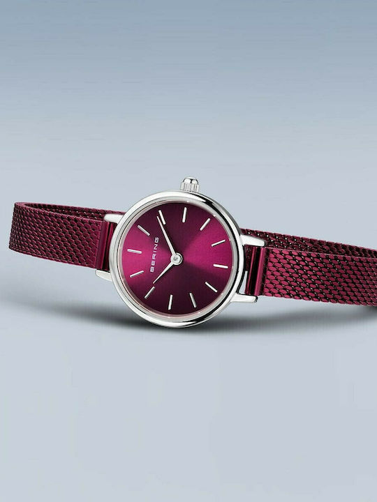 Classic Women's Battery Watch 22mm Burgundy