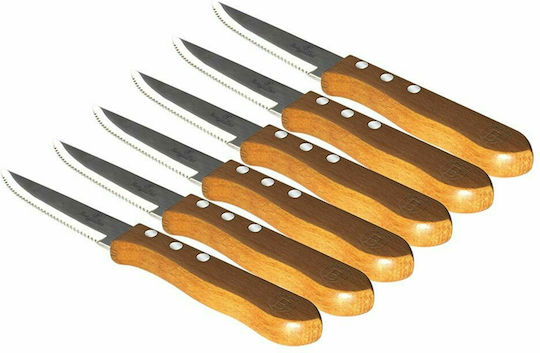 Berlinger Haus Μαχαίρια Steak από Ανοξείδωτο Ατσάλι 12cm 6τμχ