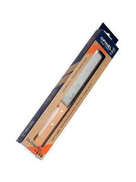 Opinel N° 118 Chef Parallele Μαχαίρι Chef από Ανοξείδωτο Ατσάλι 20cm