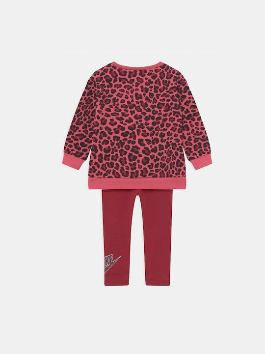 Nike Kids Set with Leggings Winter 2pcs Fuchsia