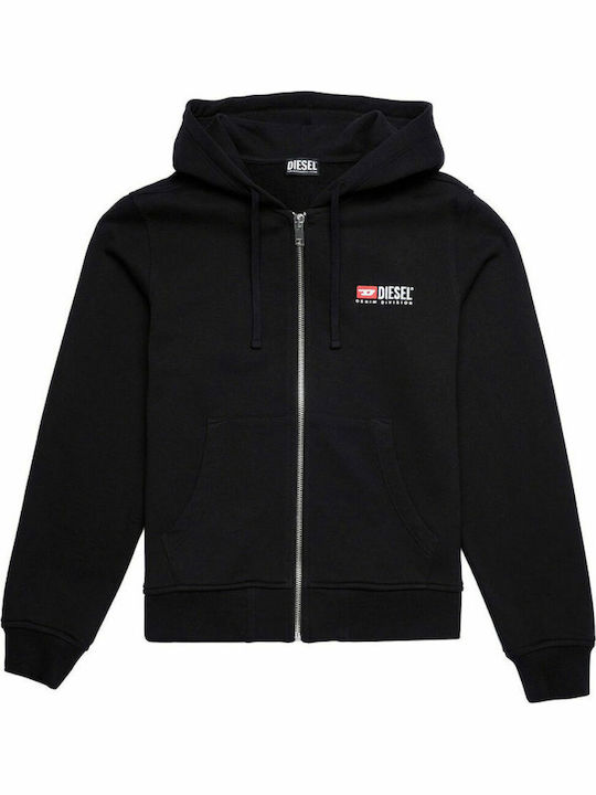 S-Ginn Cardigan with Black Hood