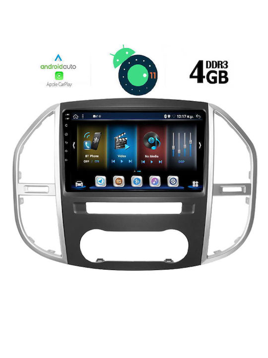 Lenovo Car-Audiosystem für Mercedes-Benz Vito / Viano / Sprinter 2015 (Bluetooth/USB/AUX/WiFi/GPS/Apple-Carplay) mit Touchscreen 10.1" DIQ_BXD_6429