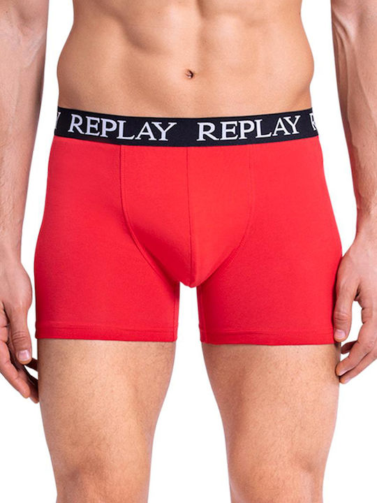 Ανδρικά Μποξεράκια Black / Grey Melange / Red 3Pack