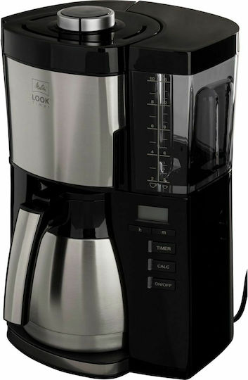 Melitta Look V Therm Timer Programmable Filter Coffee Machine 1000W Black