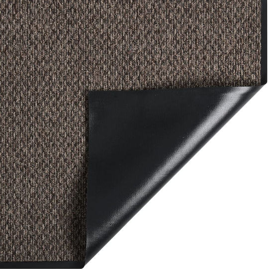 vidaXL Entrance Mat Carpet with Anti-slip Backing Beige 90x150cm