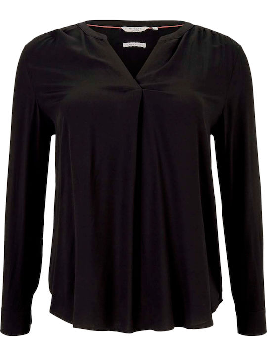 Tunic with 3/4 Sleeve Black