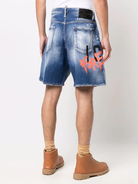 Dsquared2 Men's Shorts Jeans Blue