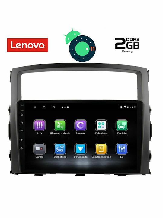 Lenovo LVB 4446 GPS Ηχοσύστημα Αυτοκινήτου για Mitsubishi Pajero 2006-2013 (Bluetooth/USB/WiFi/GPS) με Οθόνη Αφής 9"