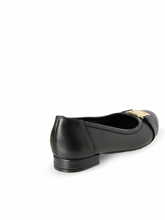 LEATHER BALLERINA BLACK FLEXPOINT ANATOMIC