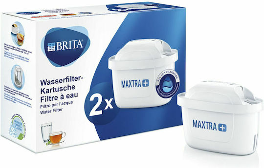 Brita Water Filter Replacement for Pitcher made of Activated Carbon Maxtra+ 2pcs