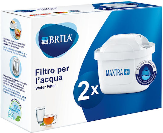 Brita Water Filter Replacement for Pitcher made of Activated Carbon Maxtra+ 2pcs