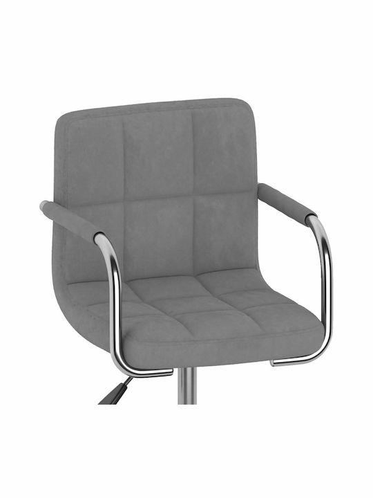 Swivel Visitor Armchair Ανοιχτό Γκρι 48x47x71cm 4pcs