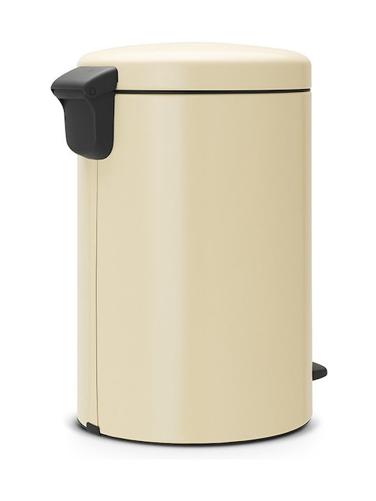 Brabantia New Icon Metallic Bathroom Basket 20lt Soft Beige