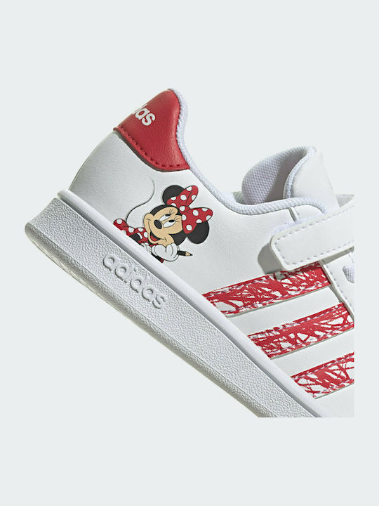 Grand Court Grand Court Kids Sneakers with Scratch Cloud White / Ray Red