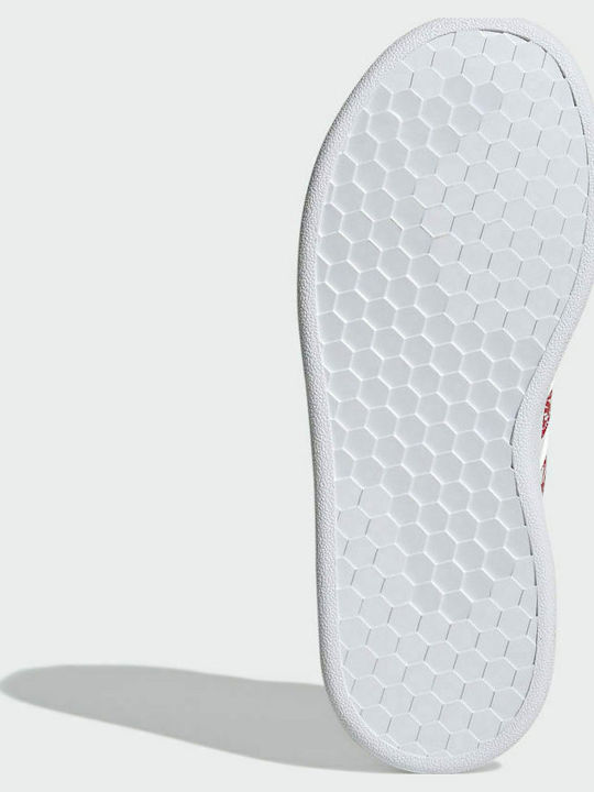 Grand Court Grand Court Kids Sneakers with Scratch Cloud White / Ray Red