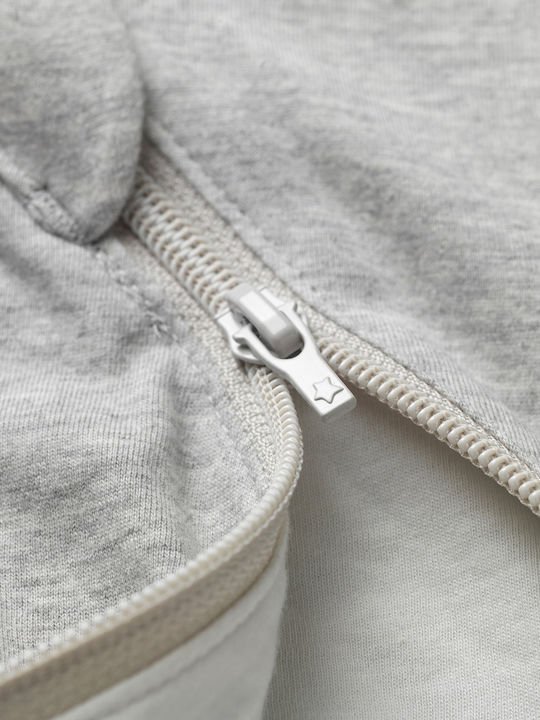 Grobag Winter Sleeping Bag with Feet Steppee 2.5 Tog Grey Marl
