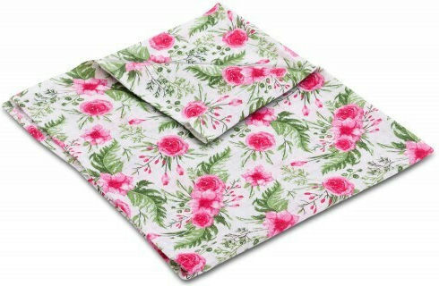 Jukki In Garden Pânză de Înfășat Roz 70x80εκ.