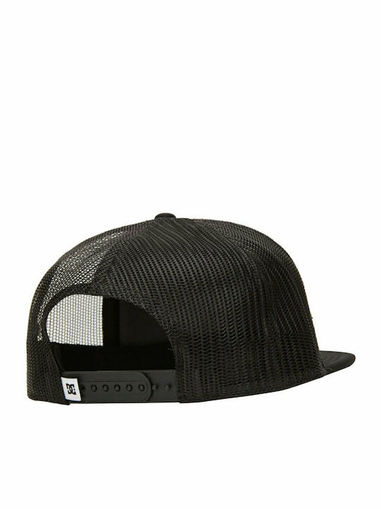 DC Gas Station Men's Snapback Trucker Cap Black