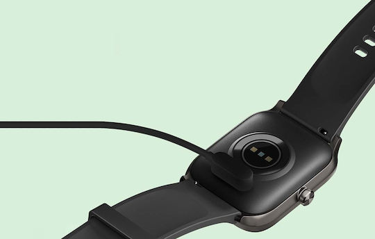 Haylou GST 43mm Smartwatch με Παλμογράφο (Μαύρο)