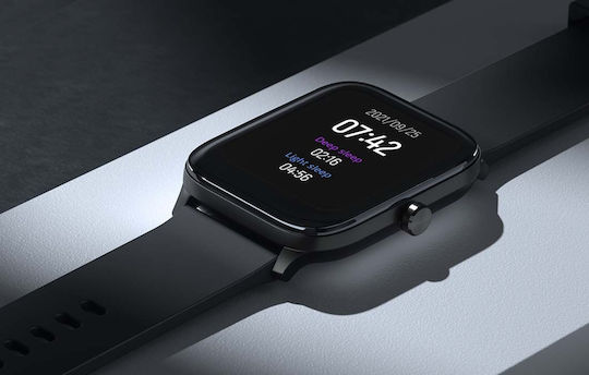 Haylou GST 43mm Smartwatch με Παλμογράφο (Μαύρο)