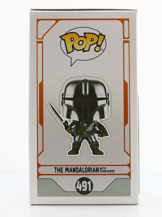 Funko Pop! Filme: Star Wars: Der Mandalorianer - The Mandalorian with Darksaber 491 491 Wackelkopf & Leuchtet im Dunkeln Sonderausgabe