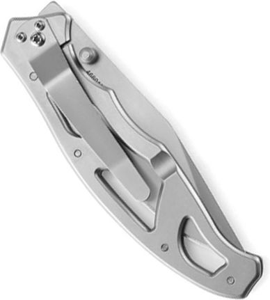 Gerber Paraframe II-Stainless Serrated Pocket Knife Silver with Blade made of Stainless Steel