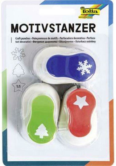 Folia Craft Punches with Christmas Designs 7009