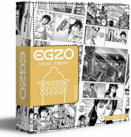 Egzo Презервативи Cocky Friend Lucky Cat 1 бр 52 мм Natural