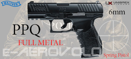 Umarex Аеропистолет Принадлежащо на пружина Walther PPQ HME 6мм