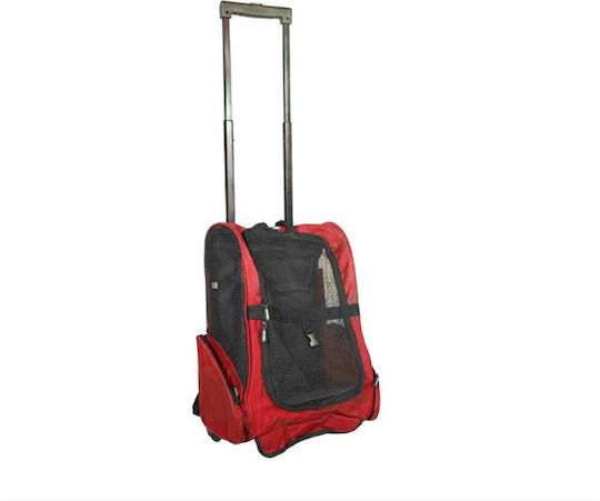 Pawhut Waterproof Dog Carrying Red Trolley L36xW49xH30cm