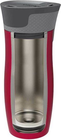 Contigo West Loop Ποτήρι Θερμός Ανοξείδωτο BPA Free 470ml Red με Επιστόμιο