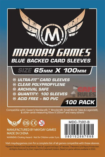 Mayday Games Ръкави За Карти Стандартен Размер 100 Бр