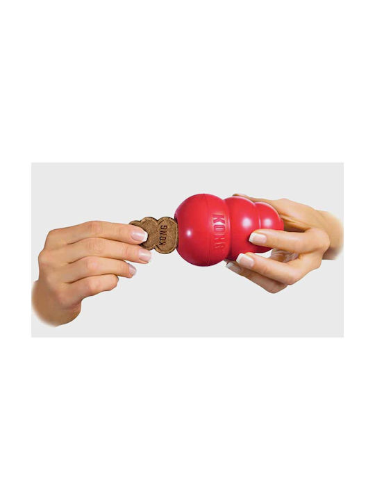 Kong Classic Играчка За Куче За Дъвчене От Каучук Medium 9см Червена 1бр