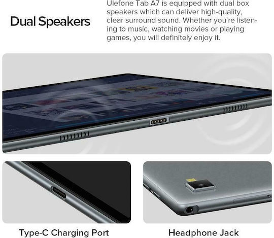 Ulefone Tab A7 4G 10.1" (4GB/64GB) Space Grey